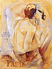 Kiss in Paris by Talantbek Chekirov